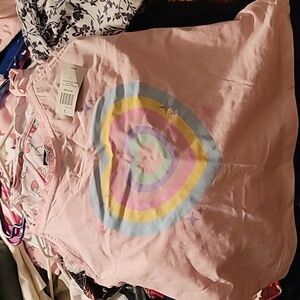 Hot Topic pastel rainbow camisole top NWT plus sized 1 1xl